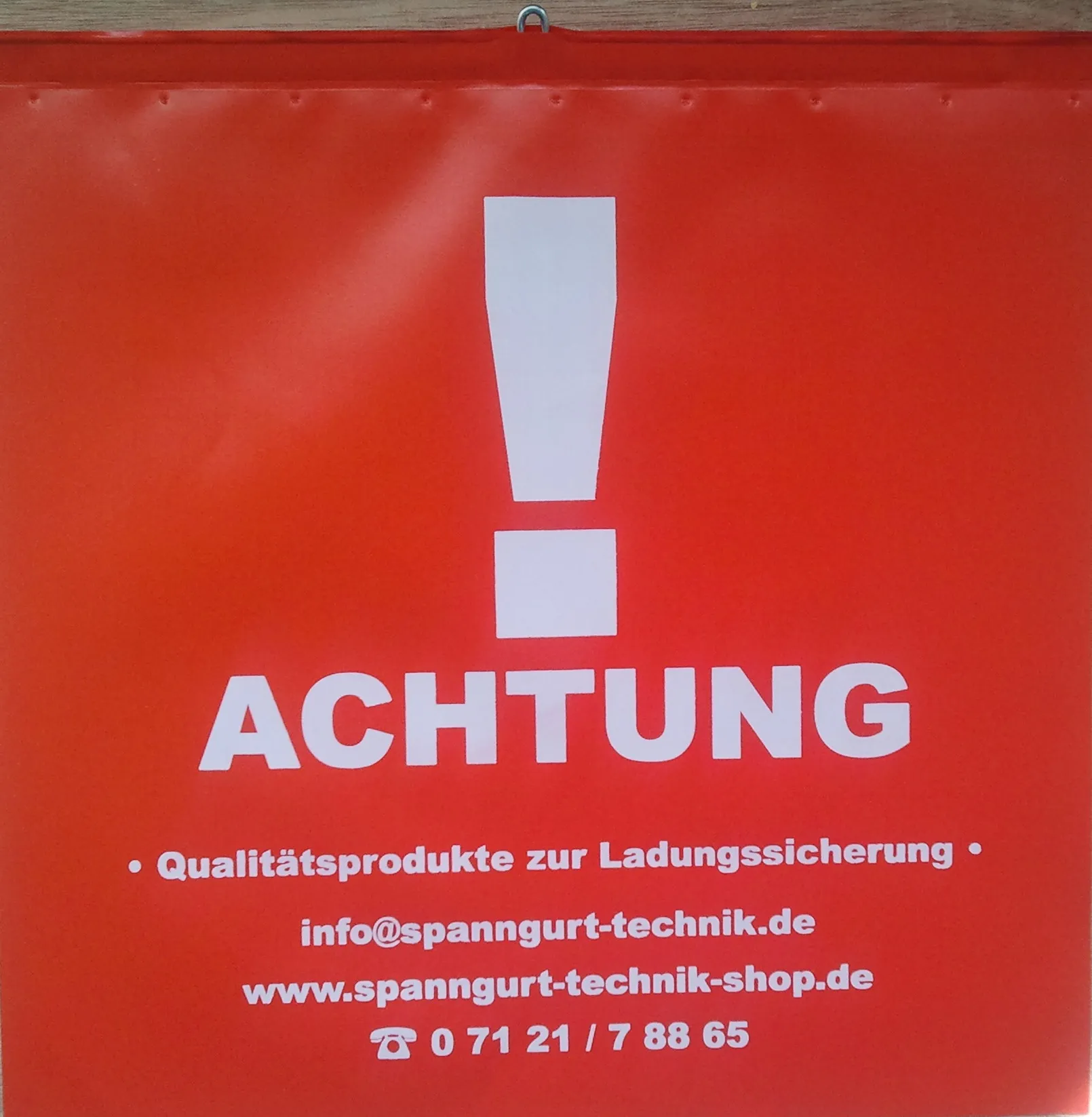 Rote Fahne - Warnflagge 